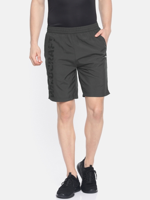 

Wildcraft Men Charcoal Grey Solid Regular Fit Running Shorts