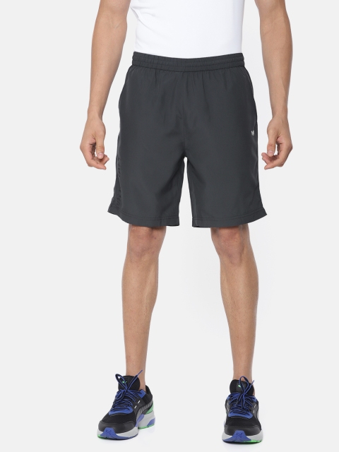 

Wildcraft Men Grey Solid Regular Fit Sports Shorts