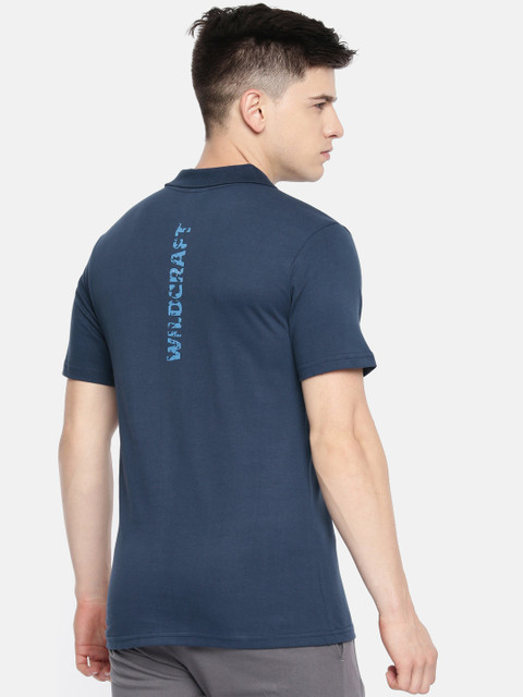 

Wildcraft Men Navy Blue Solid Polo Off Active Polo 6 T-shirt