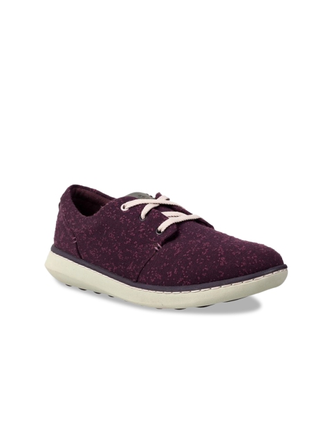 

Clarks Women Purple Sneakers