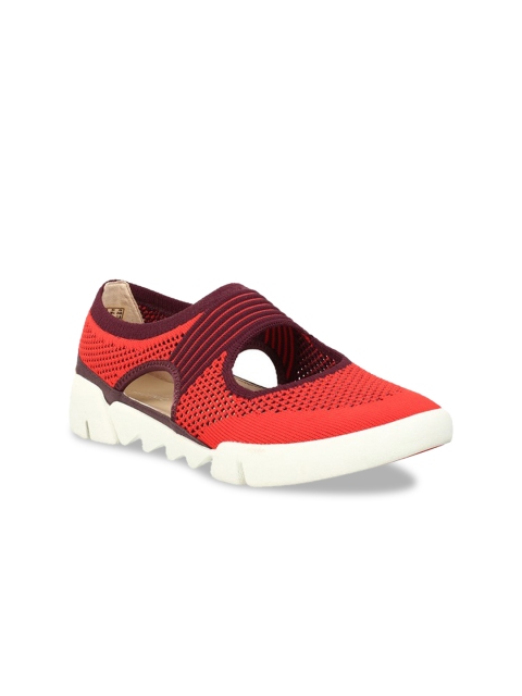 

Clarks Women Maroon Slip-On Sneakers