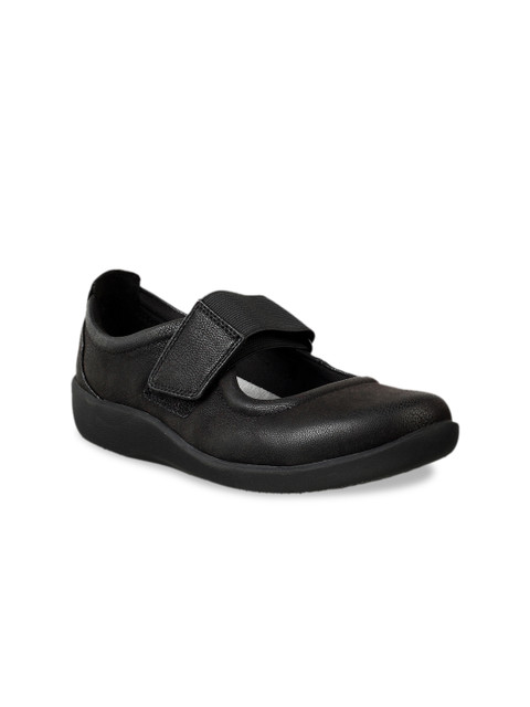 

Clarks Women Black Slip-On Sneakers