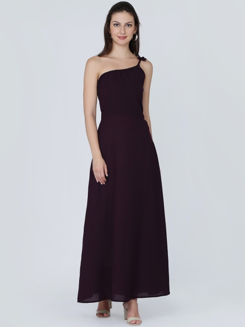 

Eavan Women Purple Solid Maxi Dress