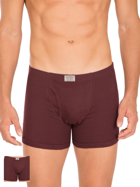 

Jockey Men Pack of 2 Burgundy Trunks 8008-0205