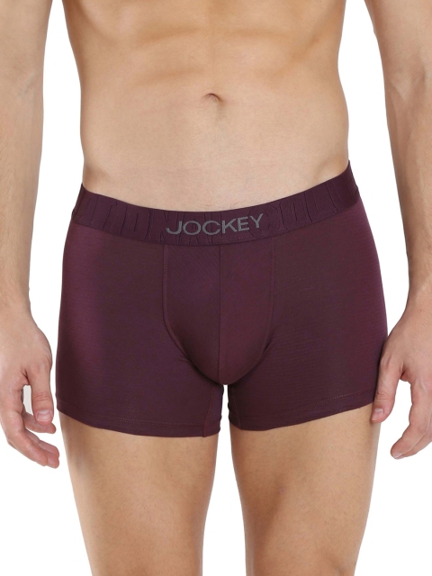 

Jockey Men Burgundy Comfort Fit Solid Trunk IC32-0105