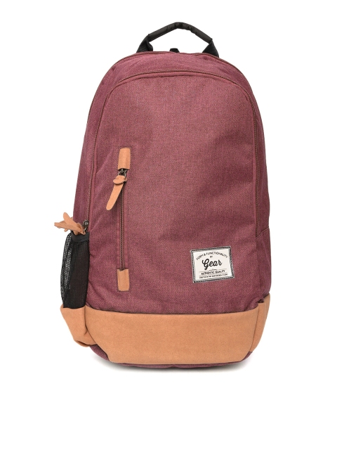 

Gear Unisex Maroon Waterproof Backpack