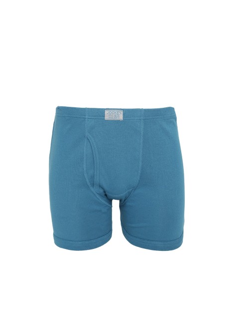 

Jockey Men Teal Blue Solid Trunks 8008-0105
