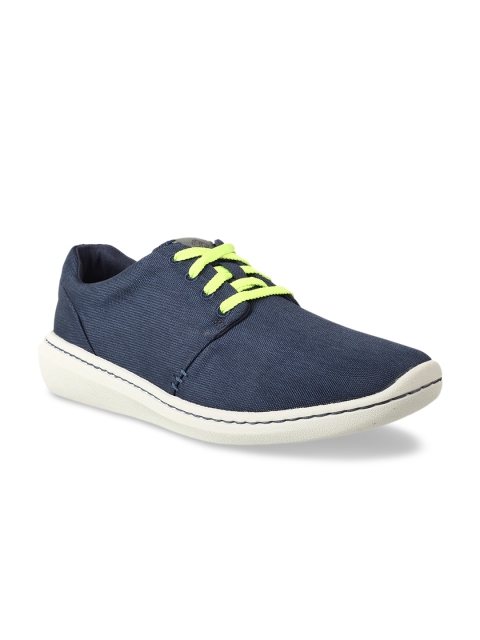 

Clarks Men Navy Blue Sneakers