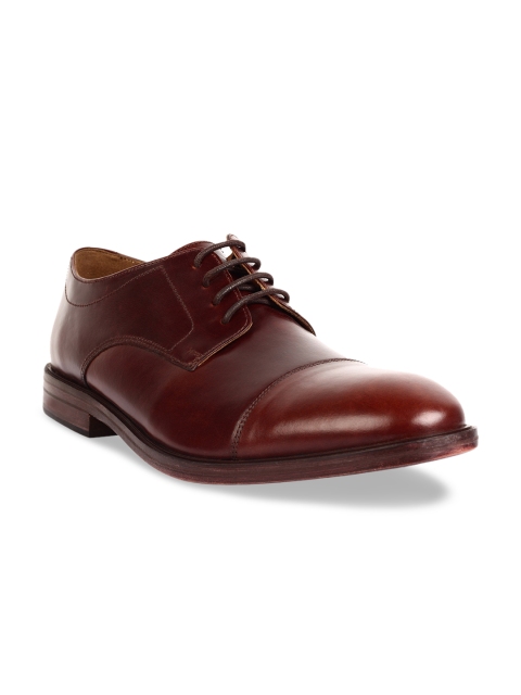 

Clarks Men Brown Leather Derbys
