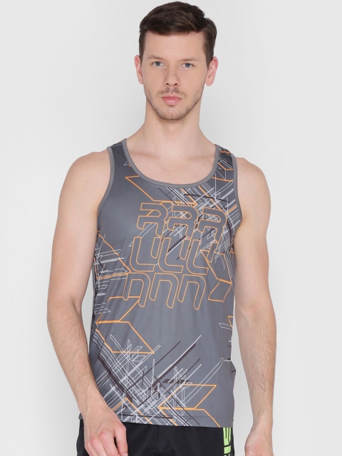 

Alcis Men Grey Printed Round Neck T-shirt