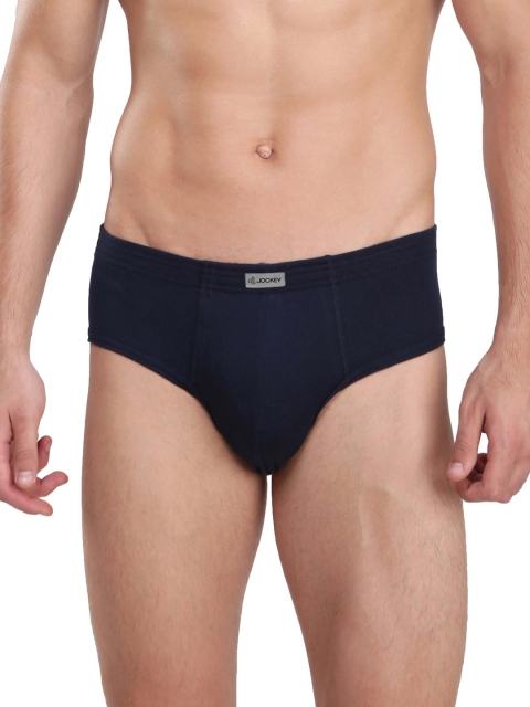 

Jockey Men Navy Blue Solid CONTOUR Briefs 1009-0105
