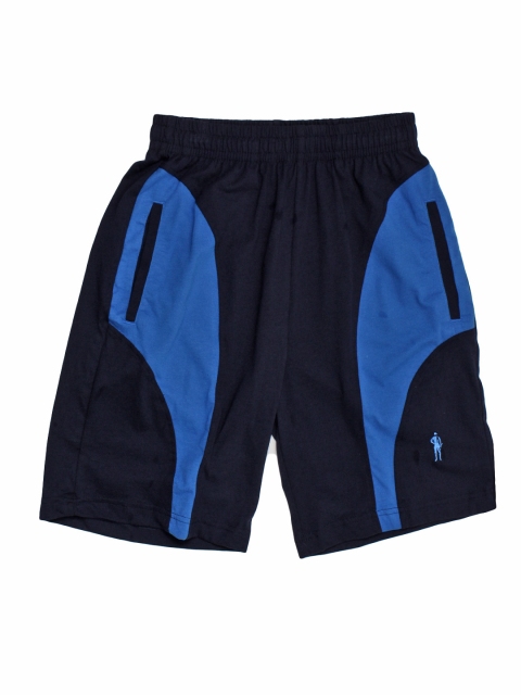 

Jockey Men Navy Solid Sports Shorts, Navy blue