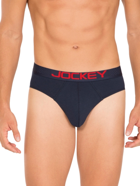 

Jockey Zone Stretch Men Navy Briefs US07, Navy blue
