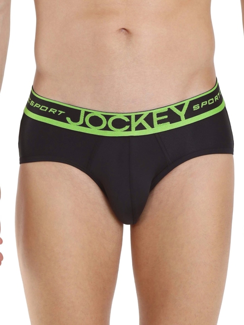 

Jockey Men Black Briefs SP55-0103