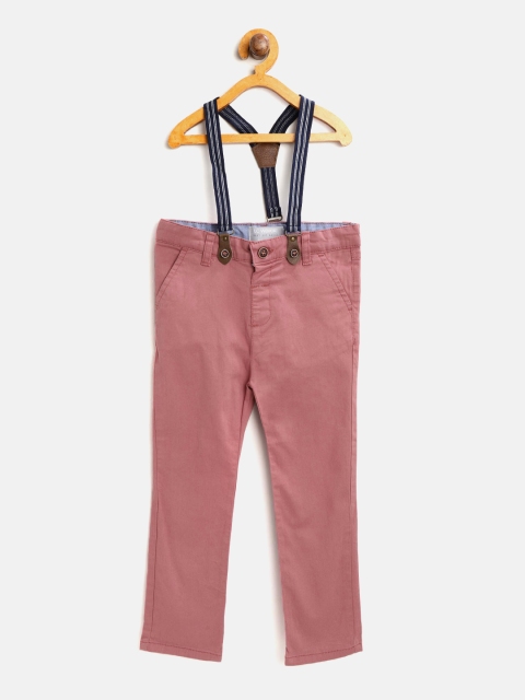 

LC Waikiki Boys Pink Regular Fit Solid Trousers