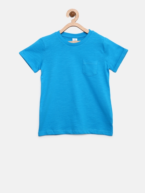 

LC Waikiki Boys Blue Solid Round Neck T-shirt