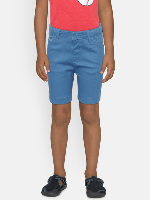 

LC Waikiki Boys Blue Solid Regular Fit Shorts