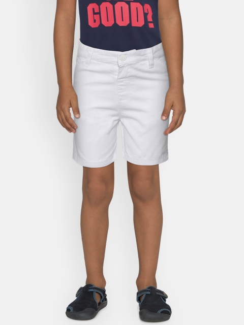 

LC Waikiki Boys White Solid Regular Fit Shorts