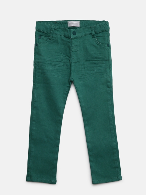 

LC Waikiki Boys Green Regular Fit Mid-Rise Clean Look Stretchable Jeans