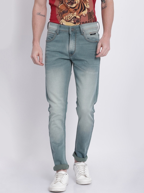 

STATLEY Men Olive Green Regular Fit High-Rise Clean Look Stretchable Jeans