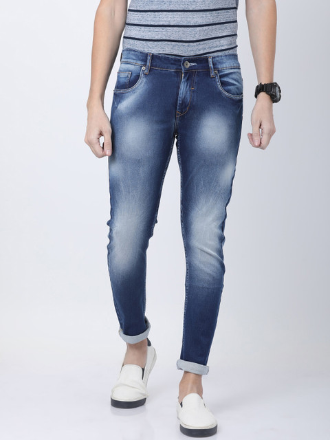 

STATLEY Men Blue Tapered Fit Mid-Rise Clean Look Stretchable Jeans
