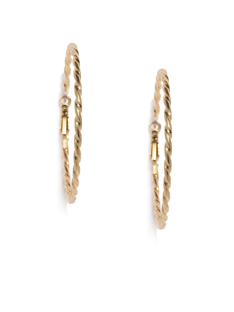 

justpeachy Gold-Toned Hoop Earrings
