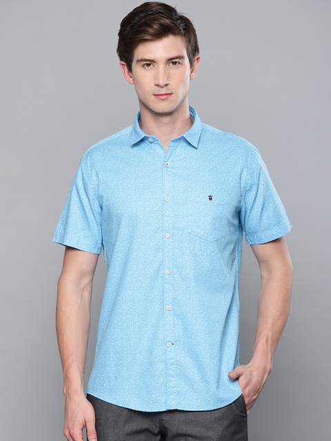 

Louis Philippe Sport Men Blue Slim Fit Printed Casual Shirt