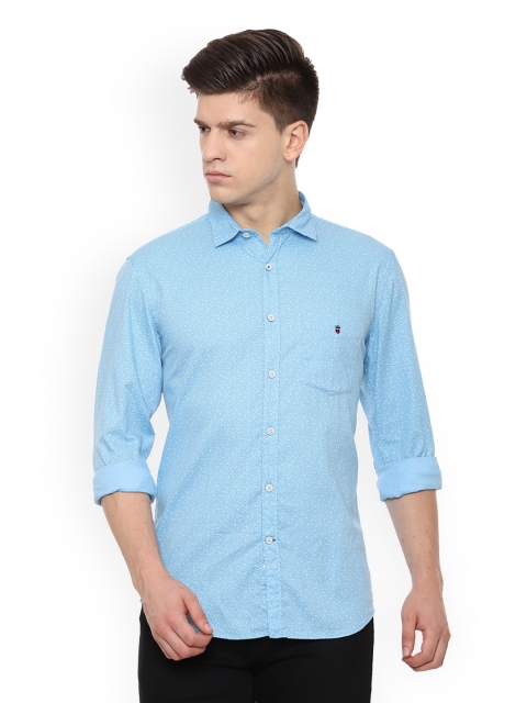 

Louis Philippe Sport Men Blue Slim Fit Printed Casual Shirt