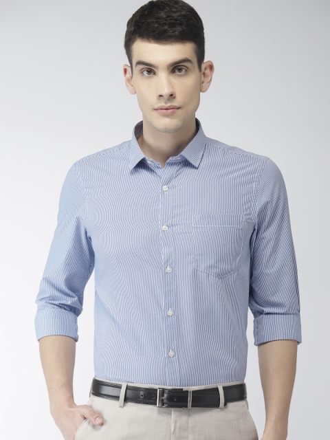 

Arrow Men Blue Slim Fit Solid Formal Shirt