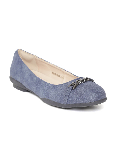 

Van Heusen Woman Women Blue Solid Ballerinas