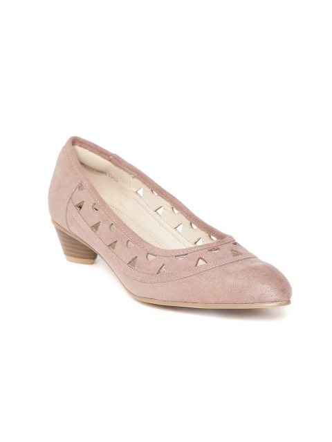 

Van Heusen Woman Women Pink Laser Cuts Detail Pumps