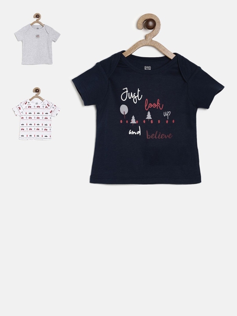 

MINI KLUB Boys Pack of 3 Printed T-Shirts, Multi