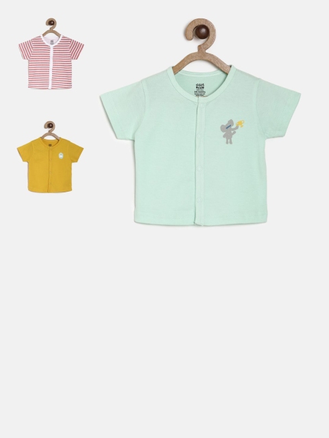 

MINI KLUB Boys Pack of 3 Printed Jhablas, Multi