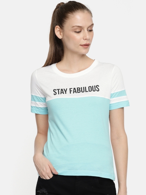 

Lee Cooper Women Printed Round Neck T-shirt, Blue
