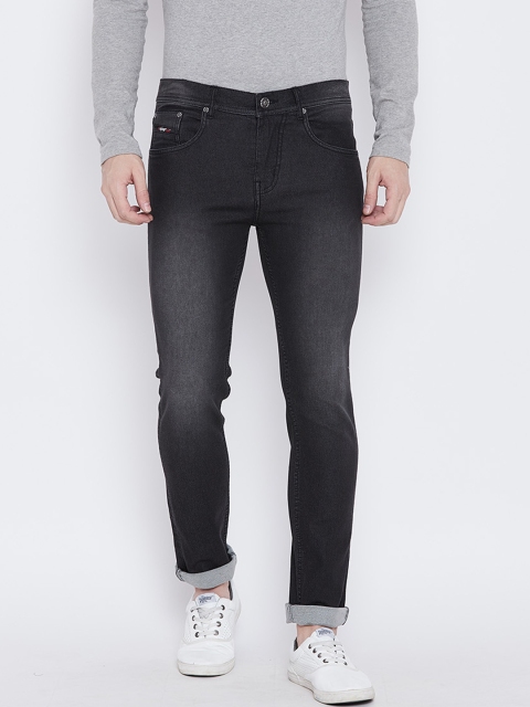 

PERF Men Black Regular Fit Mid-Rise Clean Look Jeans