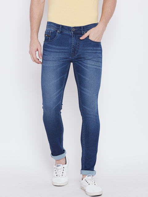

PERF Men Blue Slim Fit Mid-Rise Clean Look Jeans