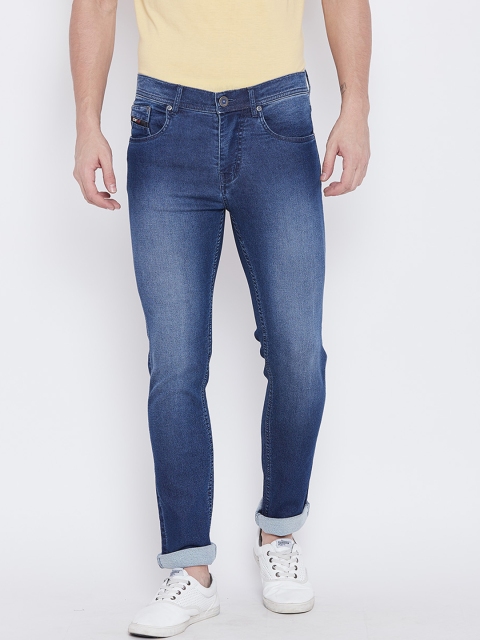 

PERF Men Blue Regular Fit Mid-Rise Clean Look Jeans