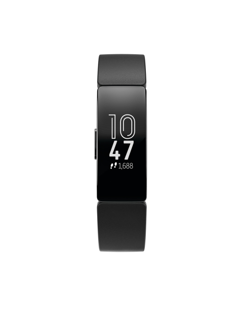 

Fitbit Unisex Black Sangria Inspire HR Fitness Band FB412BKBK