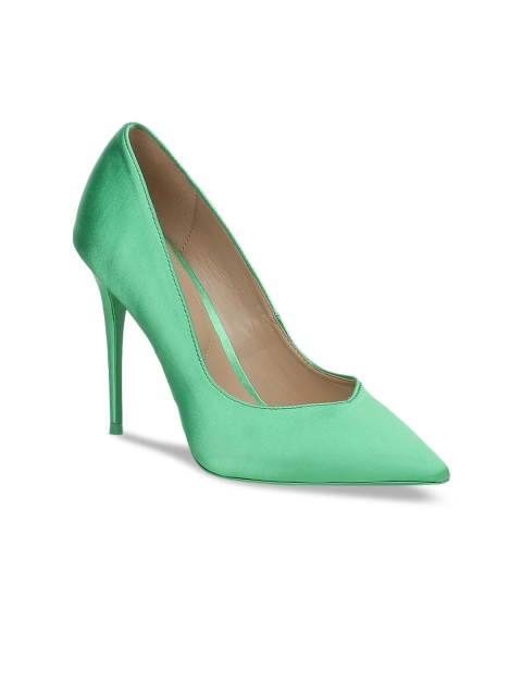 

ALDO Women Green Solid Pumps