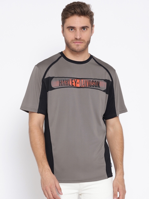 

Harley-Davidson Men Grey Printed T-shirt