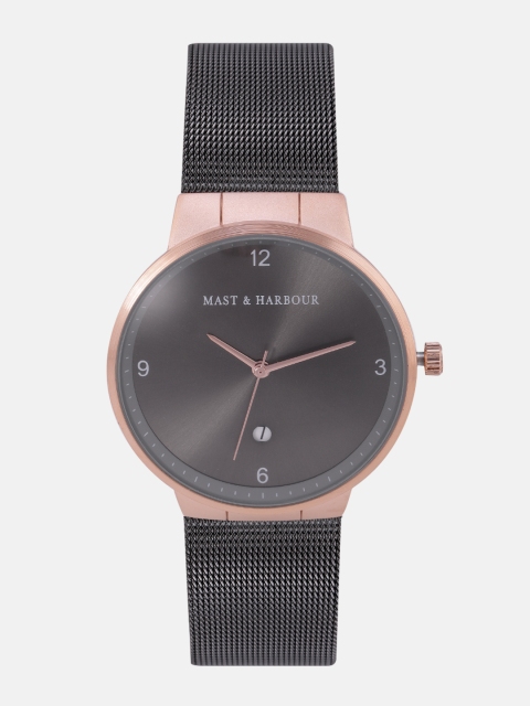 

Mast & Harbour Unisex Charcoal Grey Analogue Watch MFB-PN-PF-DK2435