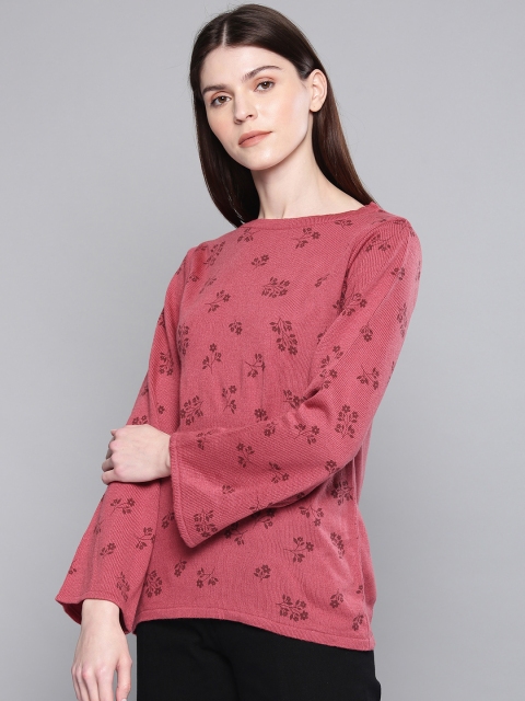 

Chemistry Edition Women Pink Printed Sweater