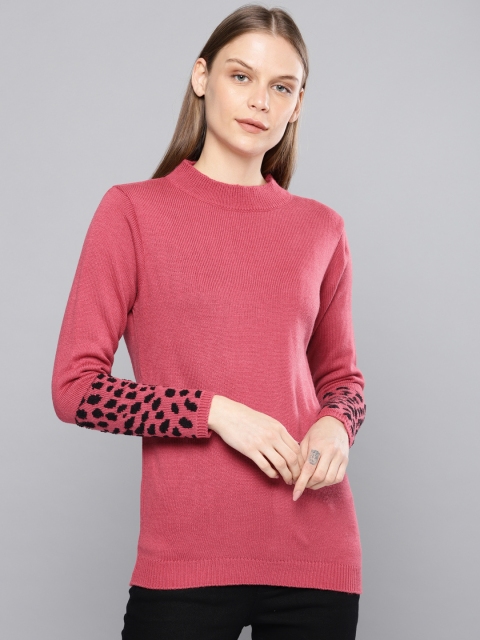 

Chemistry Edition Women Rose Solid Sweater