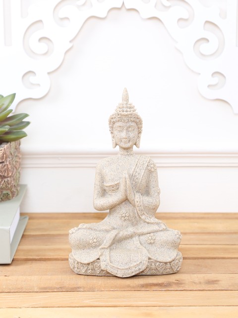 

TAYHAA Grey Buddha Showpiece