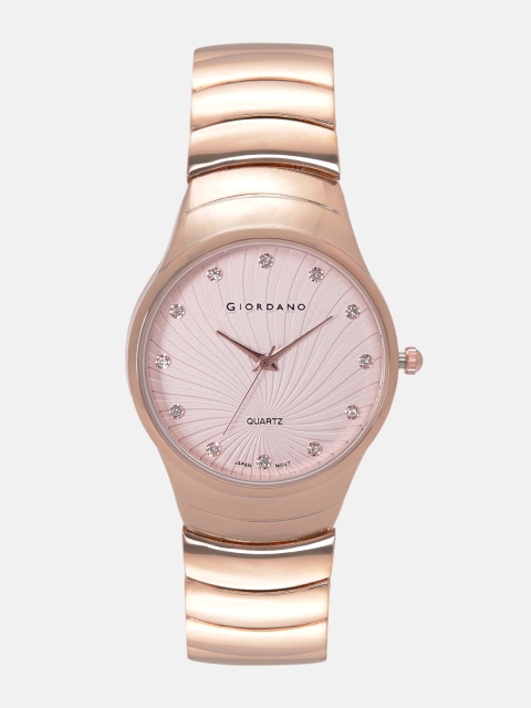 

GIORDANO Women Rose Gold-Toned Analogue Watch C2205-11