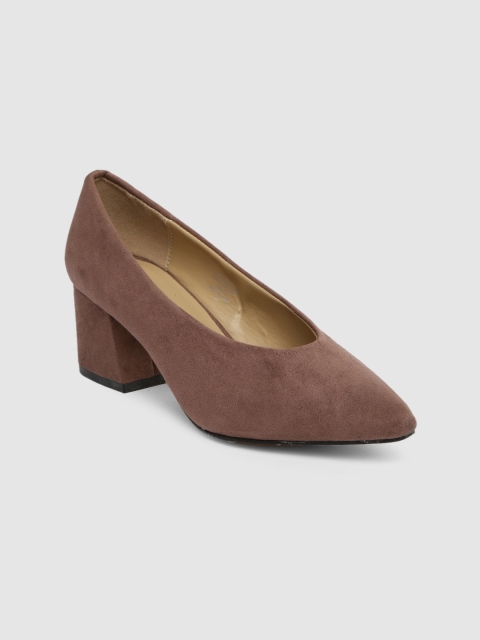 

Vero Moda Women Brown Solid Pumps