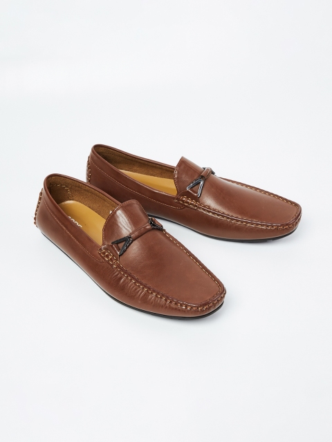 

CODE by Lifestyle Men Brown Solid Slip-Ons