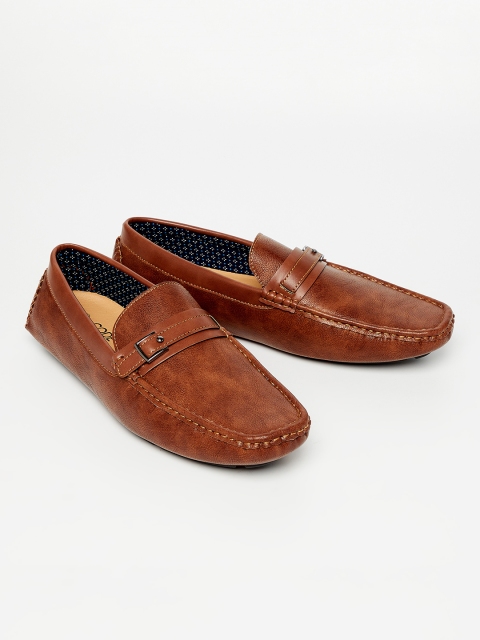 

CODE by Lifestyle Brown Solid Semi-Formal Loafers