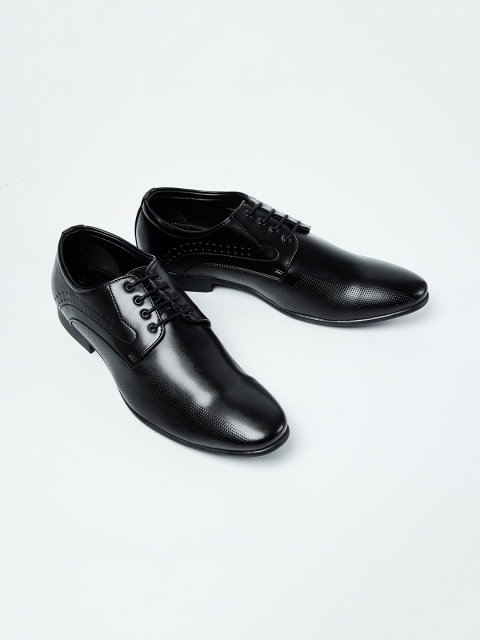 

Code Men Black Solid Formal Derbys