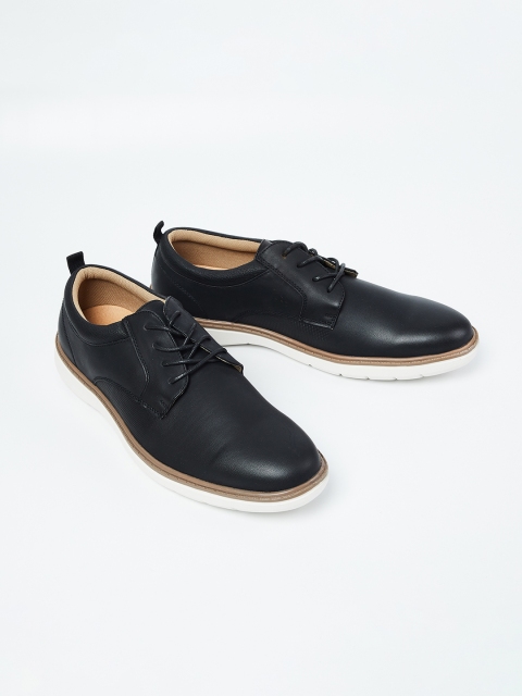 

CODE by Lifestyle Men Black Solid Derbys